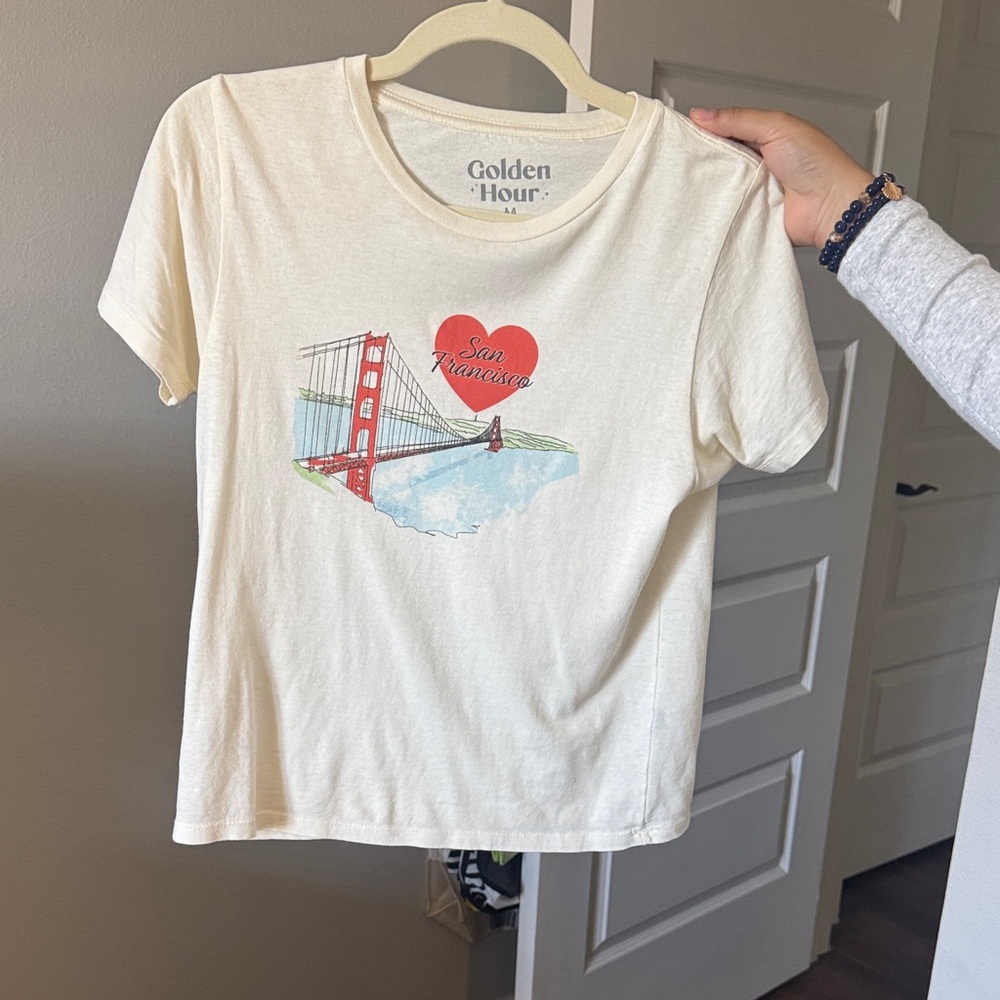 PacSun Cream San Francisco Graphic Tee